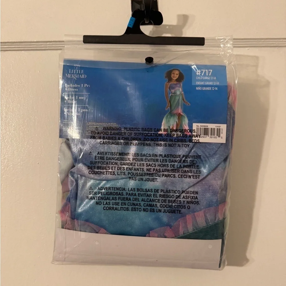 Disney Ariel Costume NWT Large 12/14 - Picture 4 of 5